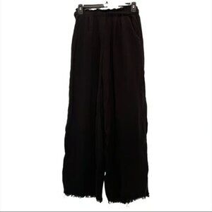 H&M High Waisted Paperbag Black Pants Trouser Size 4 EUC #M-080